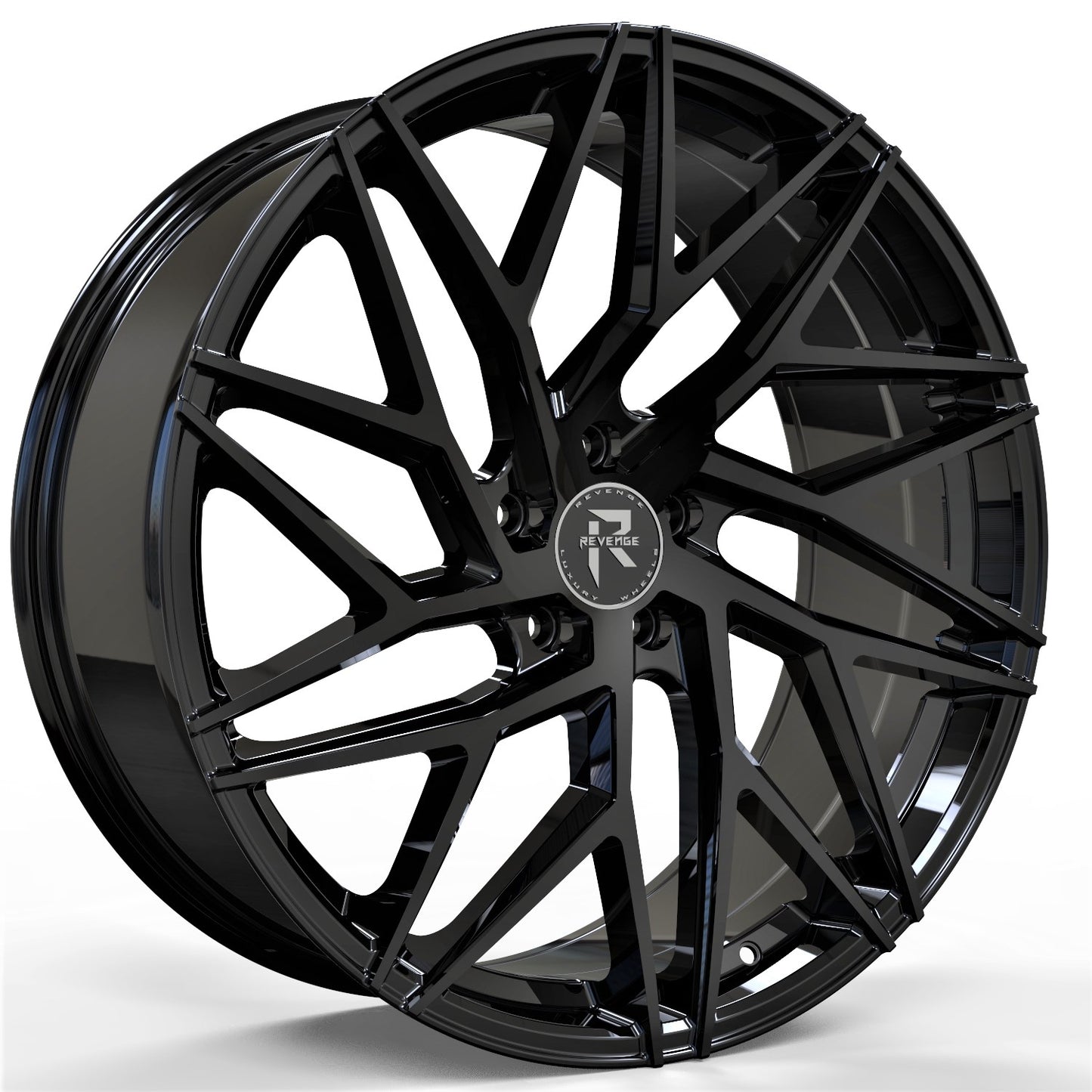 Revenge Wheels RL-102 Gloss Black 5x120 Size 20X8.5 35ET