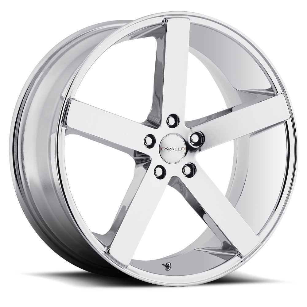 Cavallo CLV-5 24x9.0 Blank +15 Cb 74.1 Nano Chrome