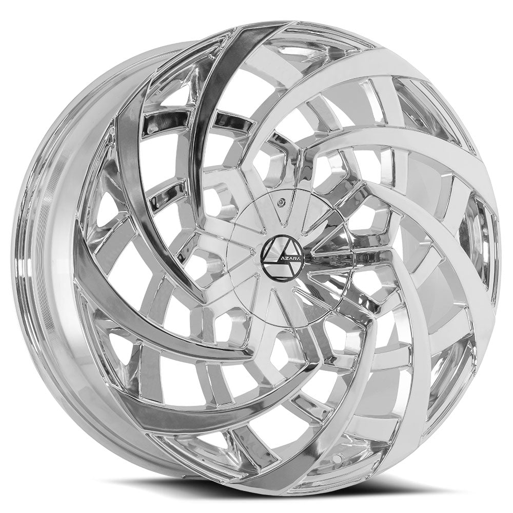 Azara AZA-521 22X9.5 5X115 5X120 +15 Cb 74.1 Nano Chrome