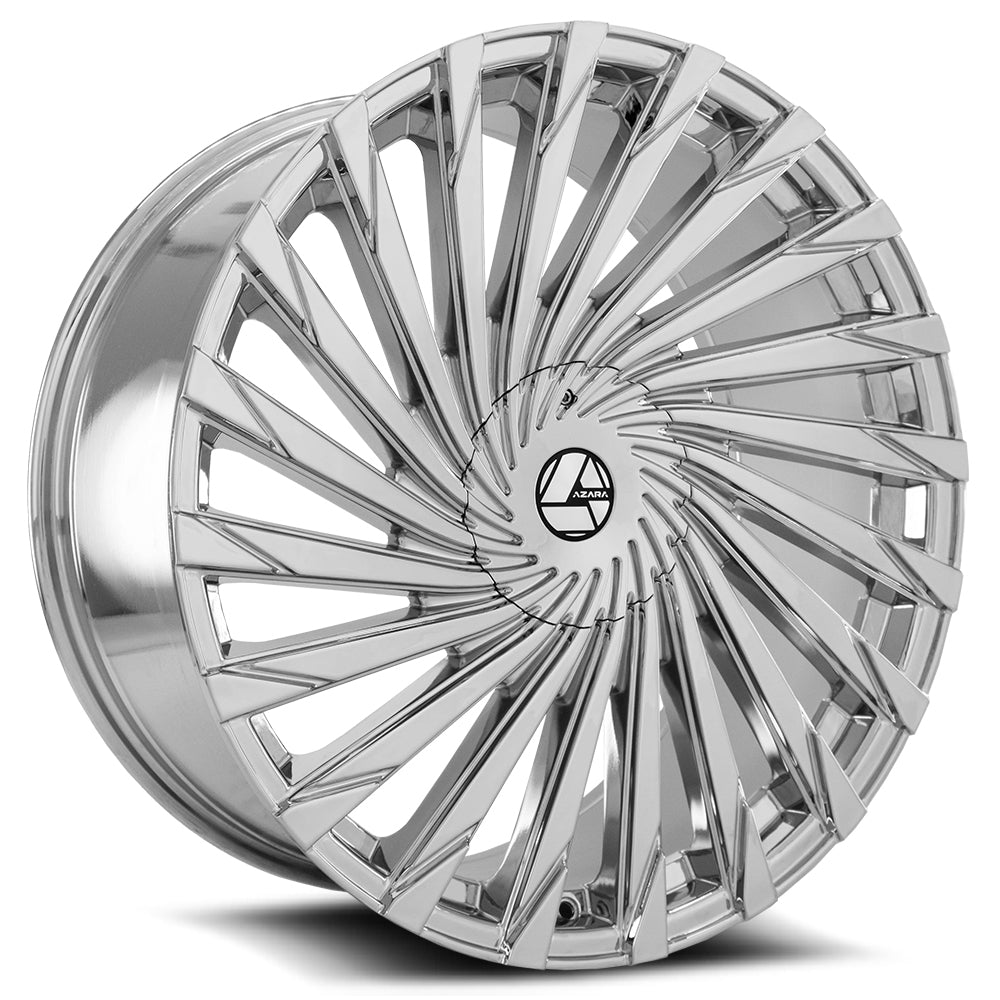 Azara AZA-501 22X8.5 5X112 5X114.3 +38 Cb 74.1 Nano Chrome
