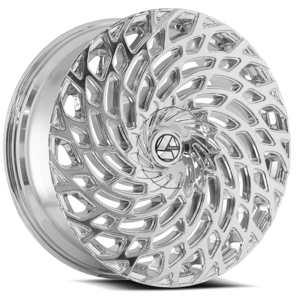Azara Aza-523 22X8.5 5X112 5X114.3 +38 Cb 74.1 Nano Chrome