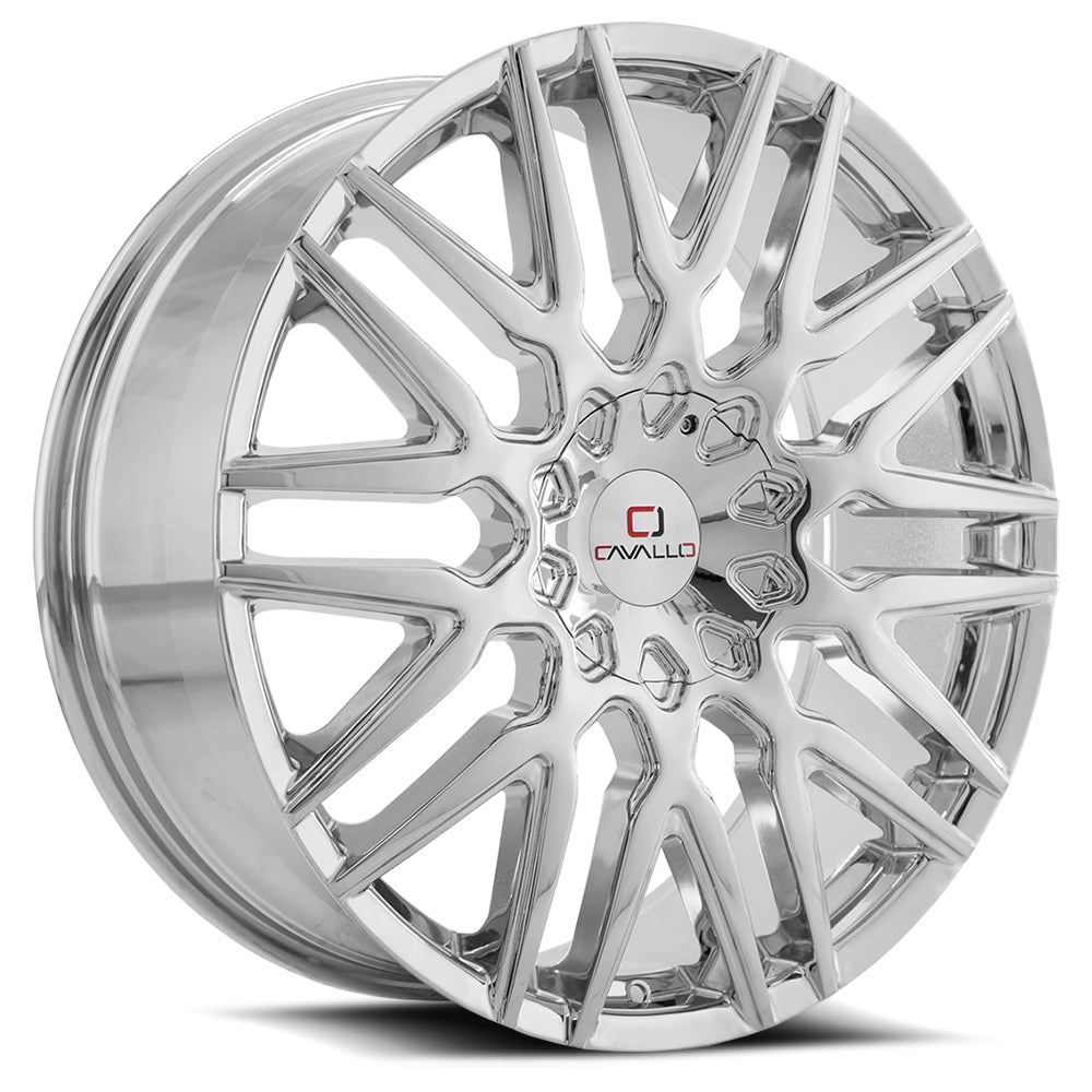 Cavallo Clv-24 24X9 5X115 5X120 +18 Cb 78.1 Nano Chrome