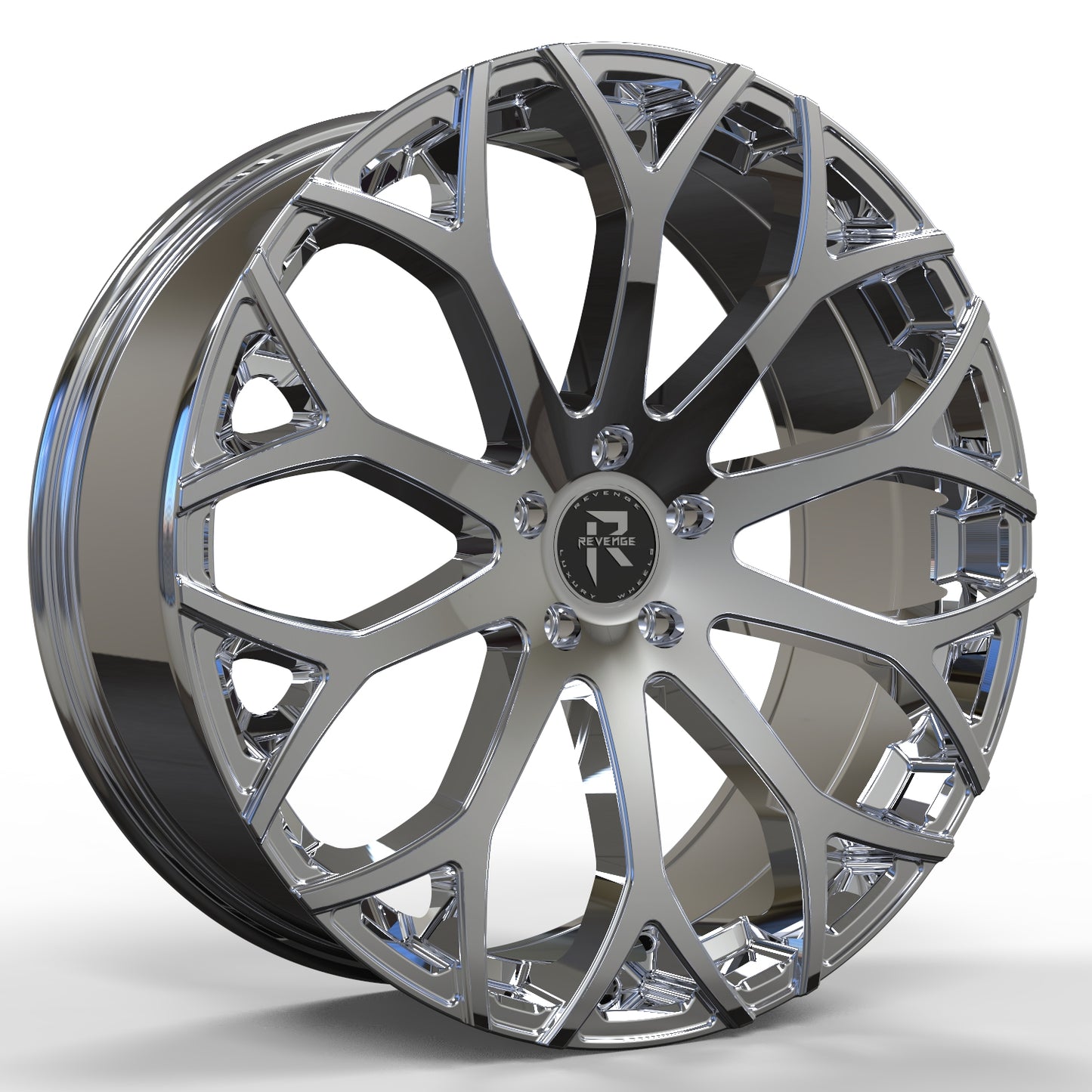 Revenge Wheels RL-105 Chrome 5x115 Size 22X9 20ET