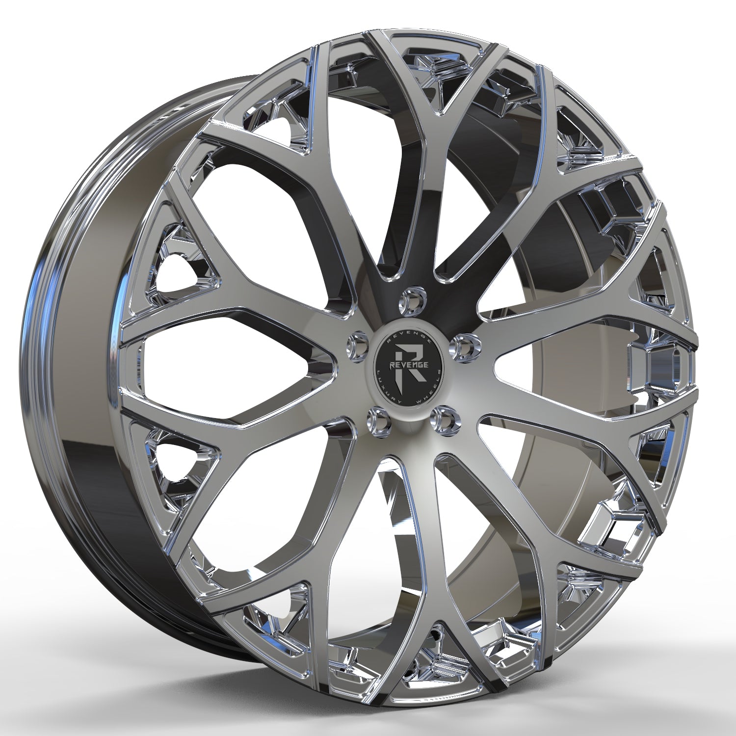 Revenge Wheels RL-105 Chrome 5x115 Size 22X9 20ET