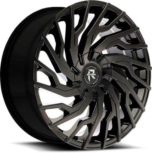 Revenge Wheels RL-101 Gloss Black 5x112,5x114.3 Size 20X8.5 35ET