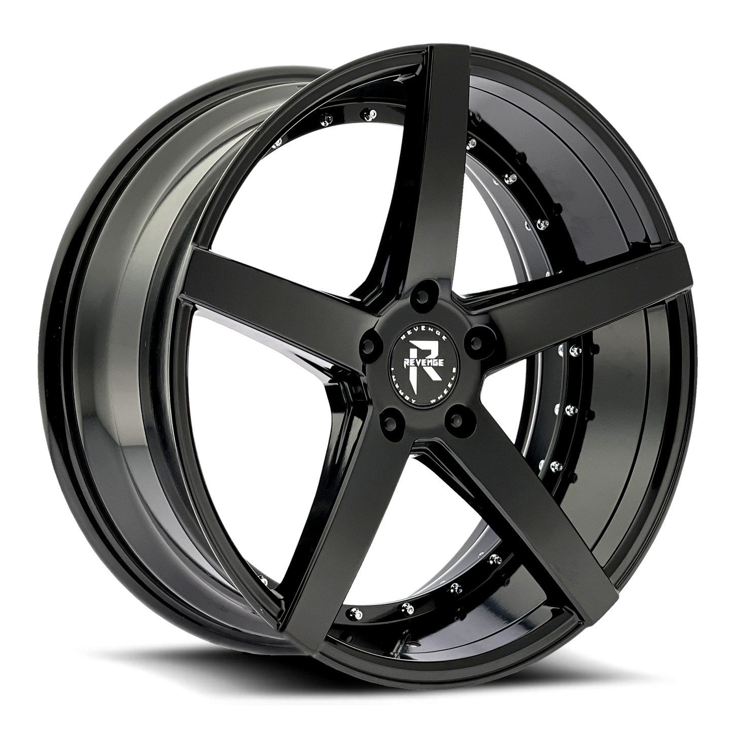 Revenge Wheels RL-103 Gloss Black 5x120 Size 20X8.5 35ET
