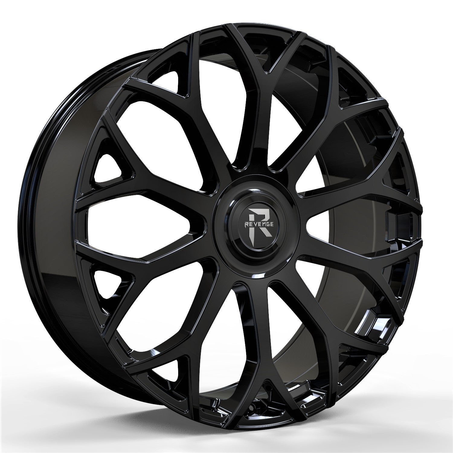 Revenge Wheels RL-105 Gloss Black 5X115,5X120 Size 24X9 15ET