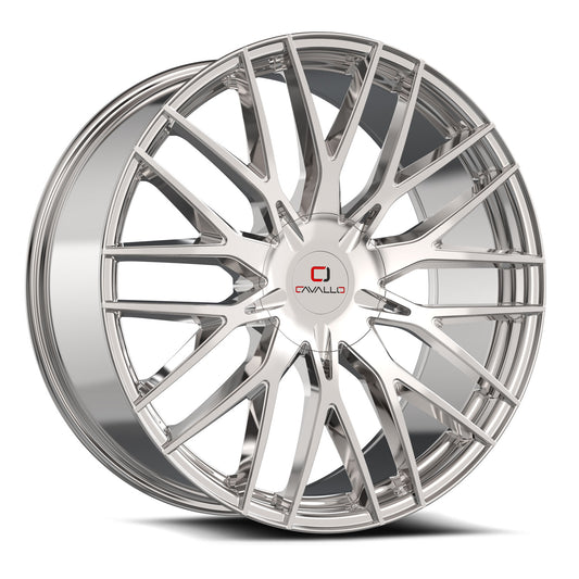 Cavallo CLV-45 24x9.0 5x115 5x120 +34 Cb 78.1 Nano Chrome