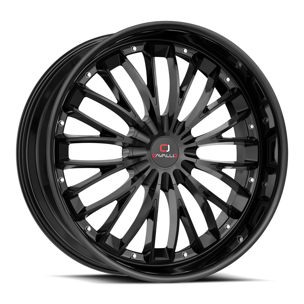 Cavallo CLV-42 26x9.5 Blank +18 Cb 78.1 Gloss Black