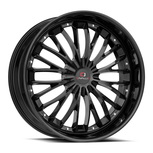 Cavallo CLV-42 26x9.5 Blank +18 Cb 78.1 Gloss Black