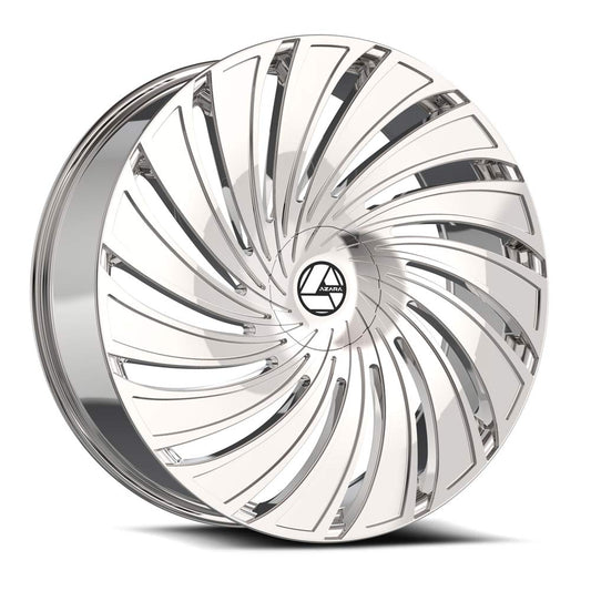 Azara AZA-533 20x8.5 5x110 5x114.3 +35 Cb 74.1 Gloss Black & Machined