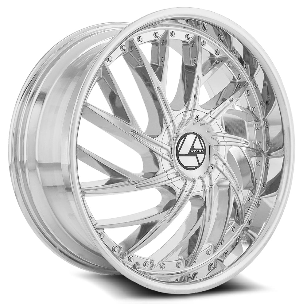 Azara Aza-516 24X9 6X135 6X139.7 +25 Cb 87.1 Chrome