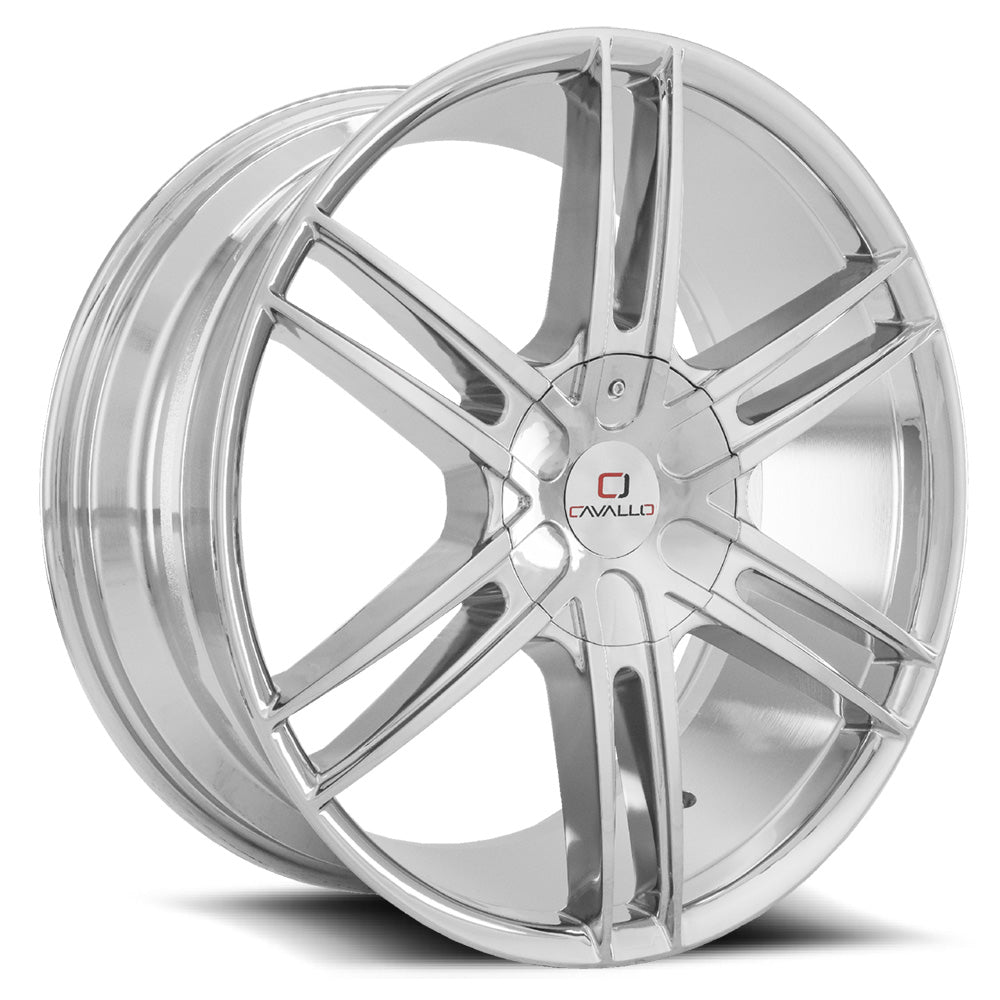 Cavallo Clv-20 20X8.5 5X115 5X120 +15 Cb 74.1 Chrome
