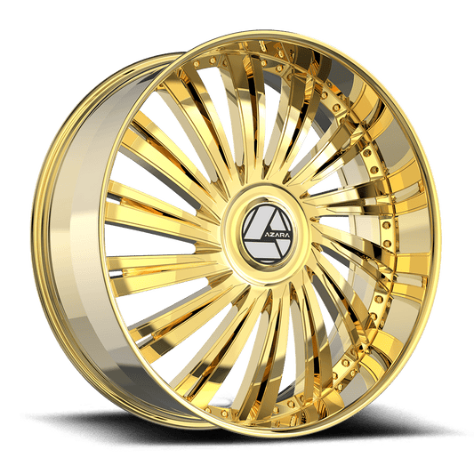 Azara AZX-102 30x9.5 6x135 6x139.7 +22 Cb 87.1 Gold Plated