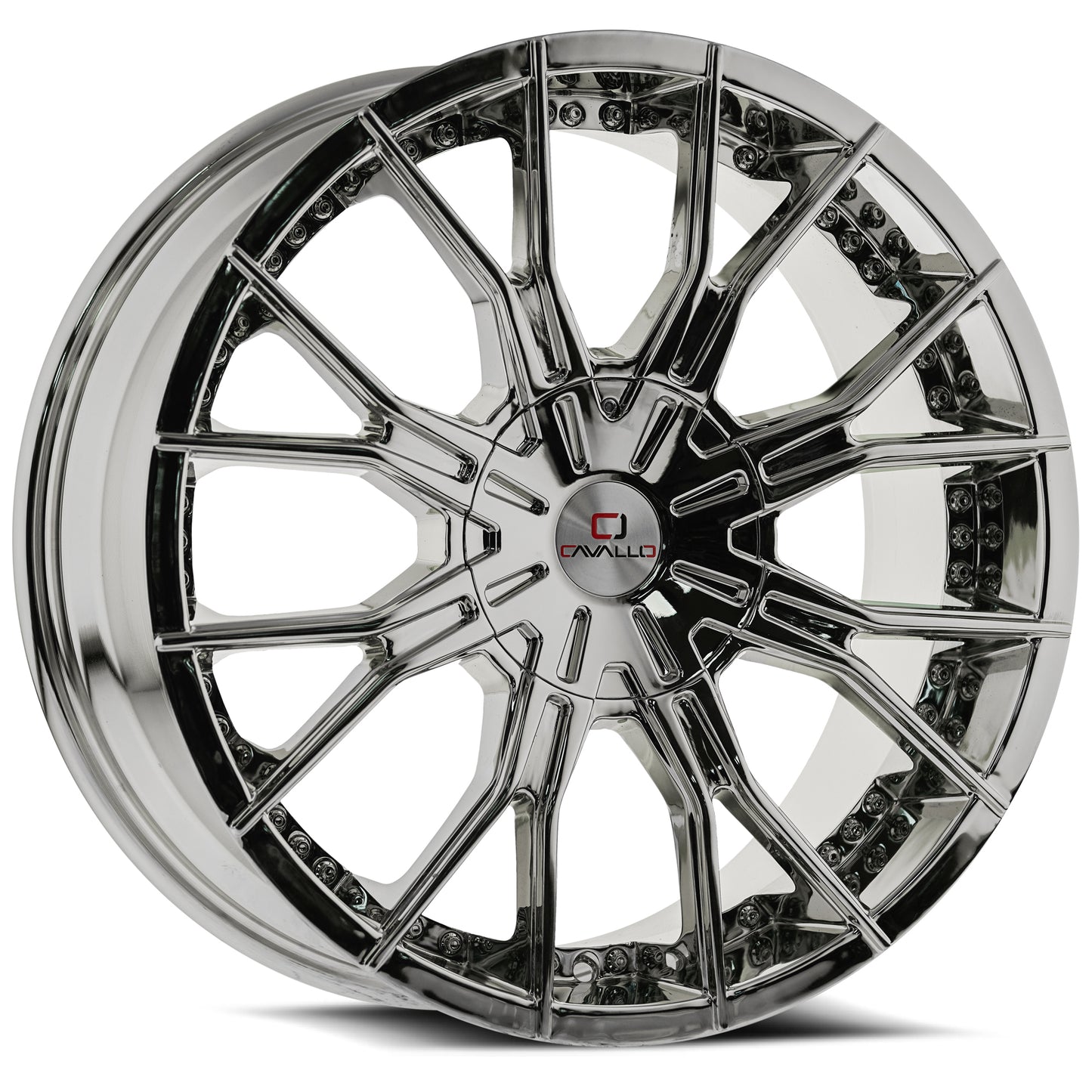 Cavallo CLV-36 24x9 5x115 5x120 +18 Cb 78.1 Chrome
