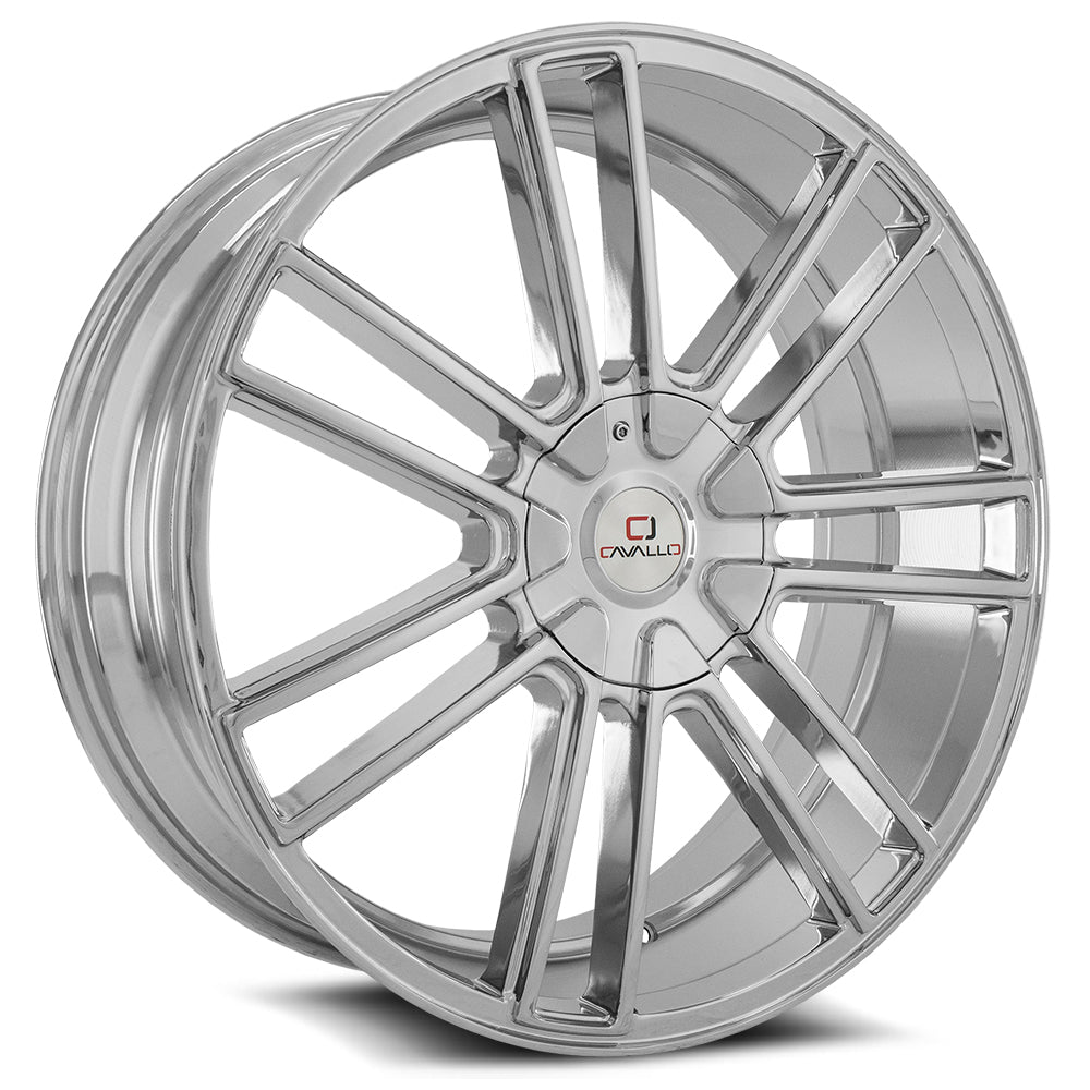 Cavallo Clv-21 24X9 Blank +18 Cb 78.1 Chrome-Dt6X127