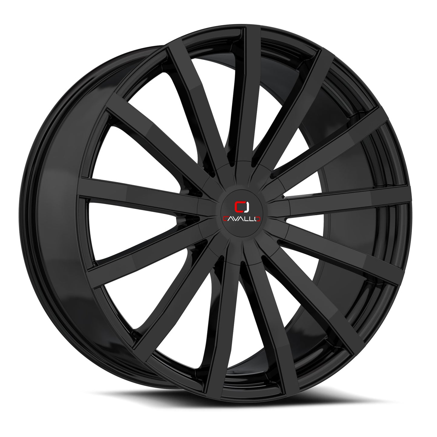 Cavallo CLV-52 24x9.0 5x115 5x120 +34 Cb 78.1 Gloss Black