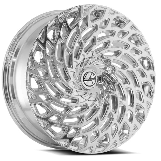 Azara Aza-523 22X8.5 5X112 5X114.3 +38 Cb 74.1 Nano Chrome