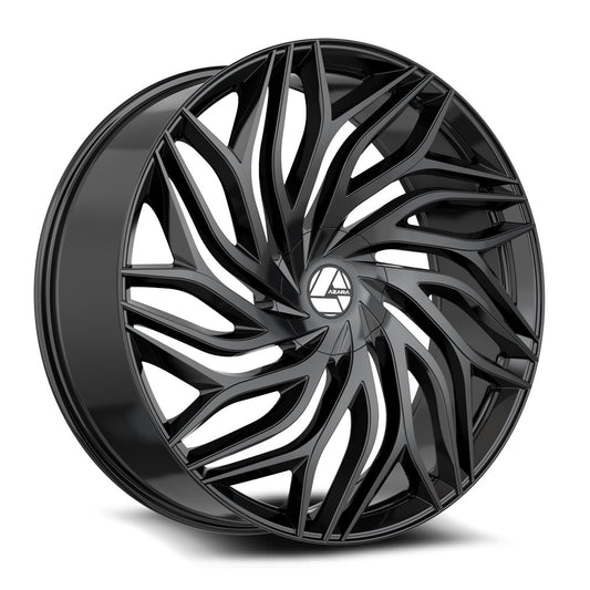 Azara AZA-537 18x8 5x100 5x114.3 +35 Cb 74.1 Gloss Black