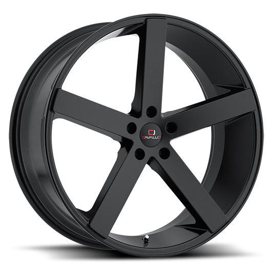 Cavallo CLV-5 22x9.0 5x114.3 +35 Cb 74.1 Gloss Black