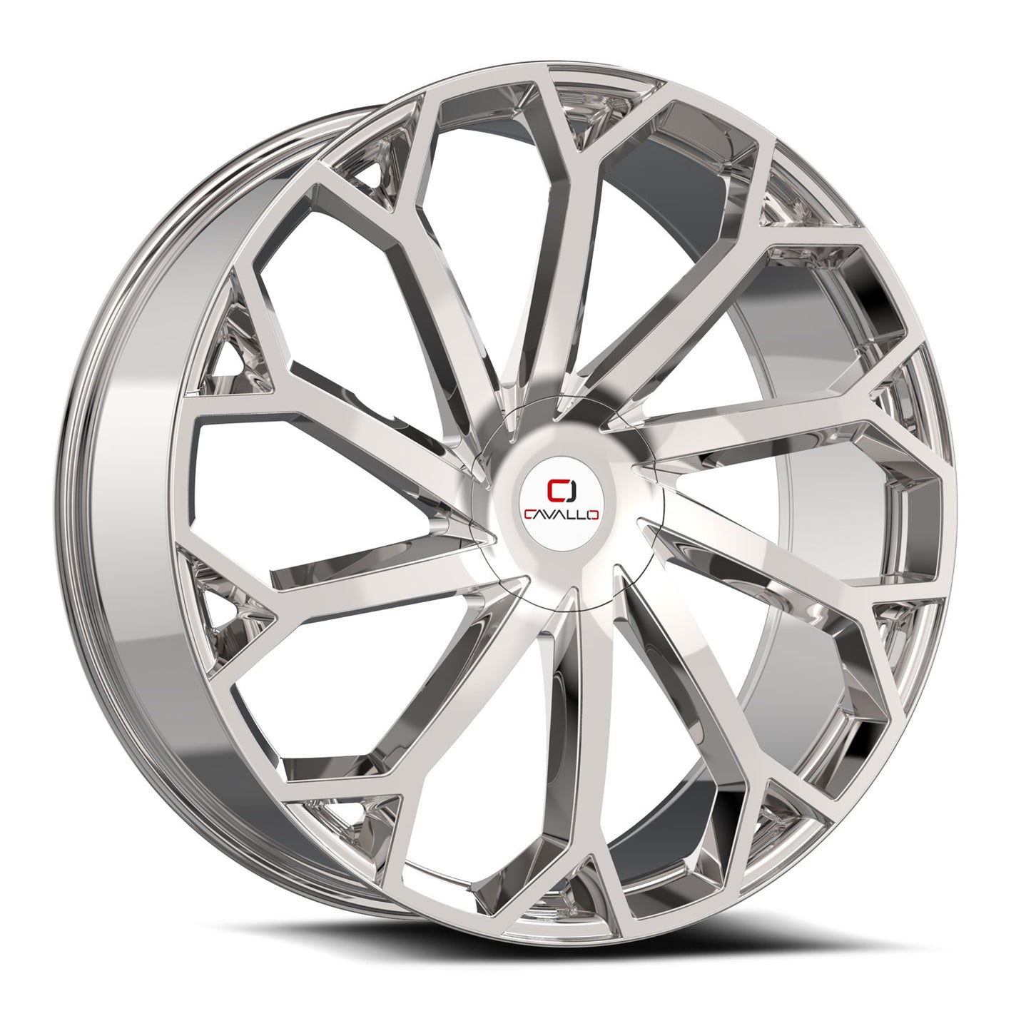Cavallo CLV-51 22x9.5 5x115 5x120 +15 Cb 74.1 Nano Chrome