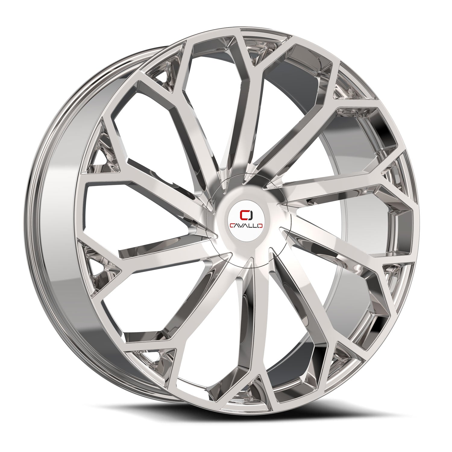 Cavallo CLV-51 22x9.5 5x115 5x120 +15 Cb 74.1 Nano Chrome