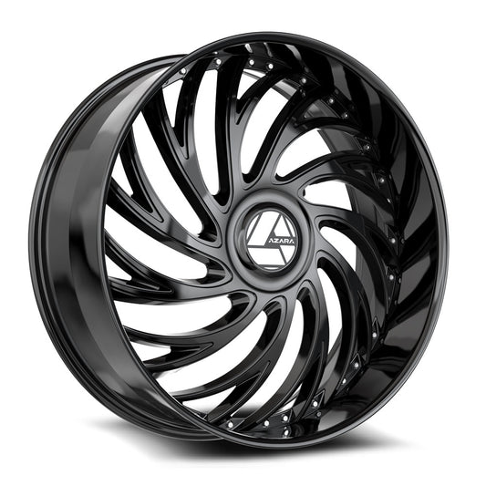 Azara AZX-101 24x9.0 6x135 6x139.7 +22 Cb 87.1 Gloss Black