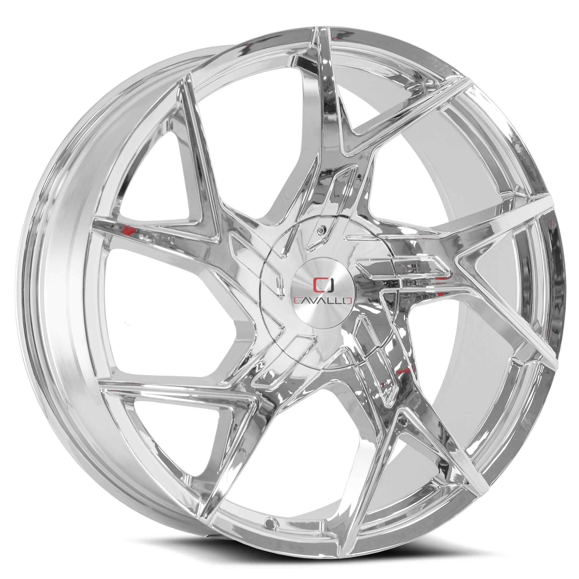 Cavallo Clv-26 22X9.5 6x139.7 +15 Cb 78.1 Chrome