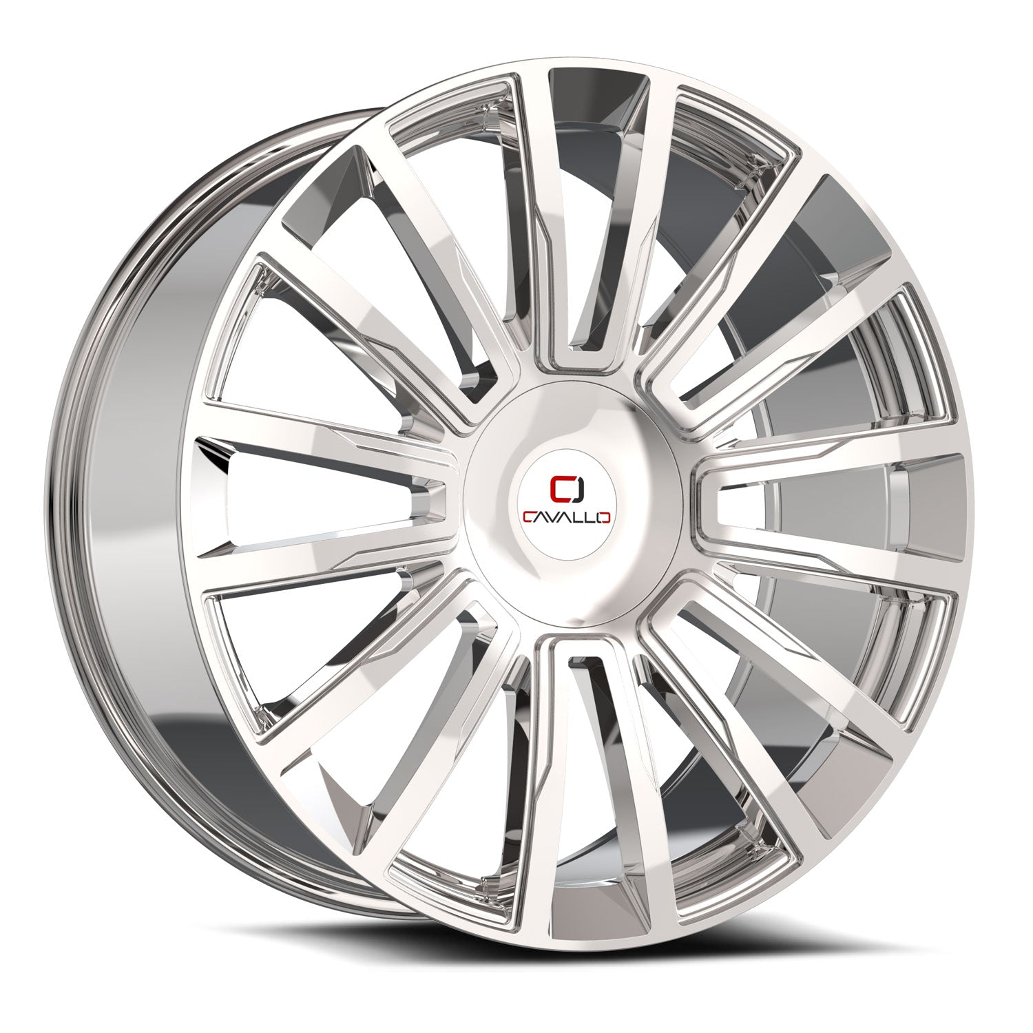 Cavallo CLV-47 24x9.0 Blank +18 Cb 78.1 Nano Chrome
