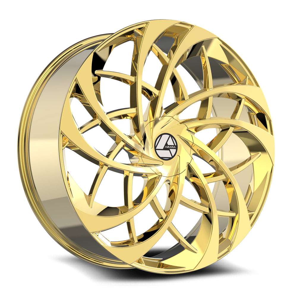 Azara AZA-540 22x8.5 5x114.3 5x120 +38 Cb 74.1 Gold