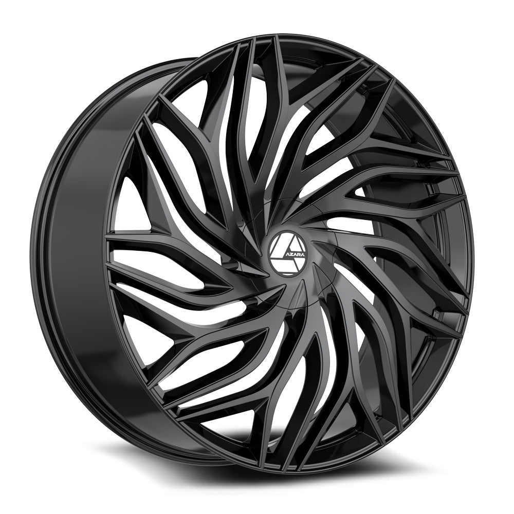 Azara AZA-537 20x8.5 5x108 5x114.3 +35 Cb 74.1 Gloss Black