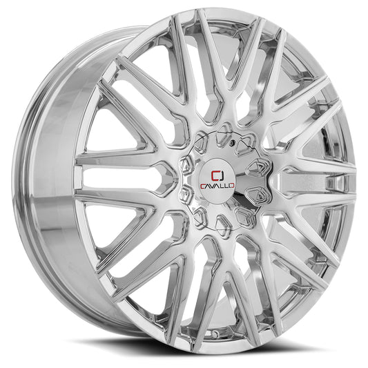 Cavallo Clv-24 24X9 5X115 5X120 +18 Cb 78.1 Nano Chrome