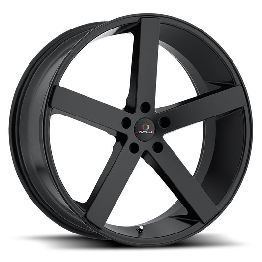 Cavallo CLV-C-5 20x8.5 5x120 +35 Cb 74.1 Gloss Black