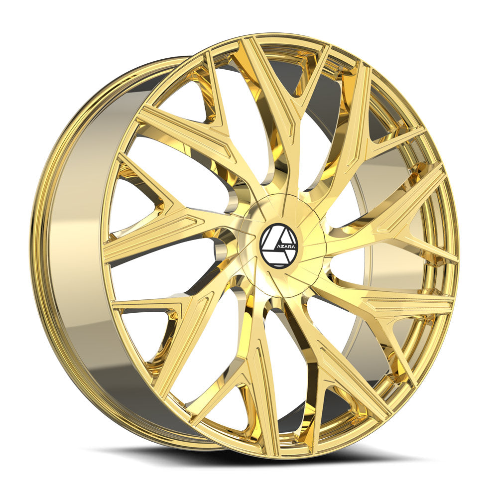 Azara AZA-527 20x8.5 5x114.3 5x120 +35 Cb 74.1 Nano Gold