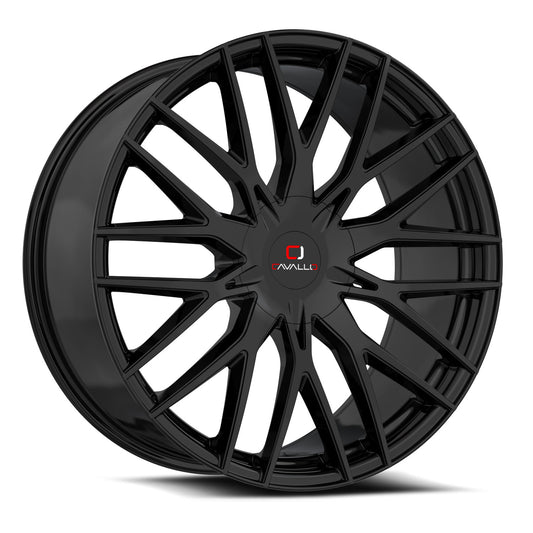 Cavallo CLV-45 24x9.0 5x115 5x120 +18 Cb 78.1 Gloss Black