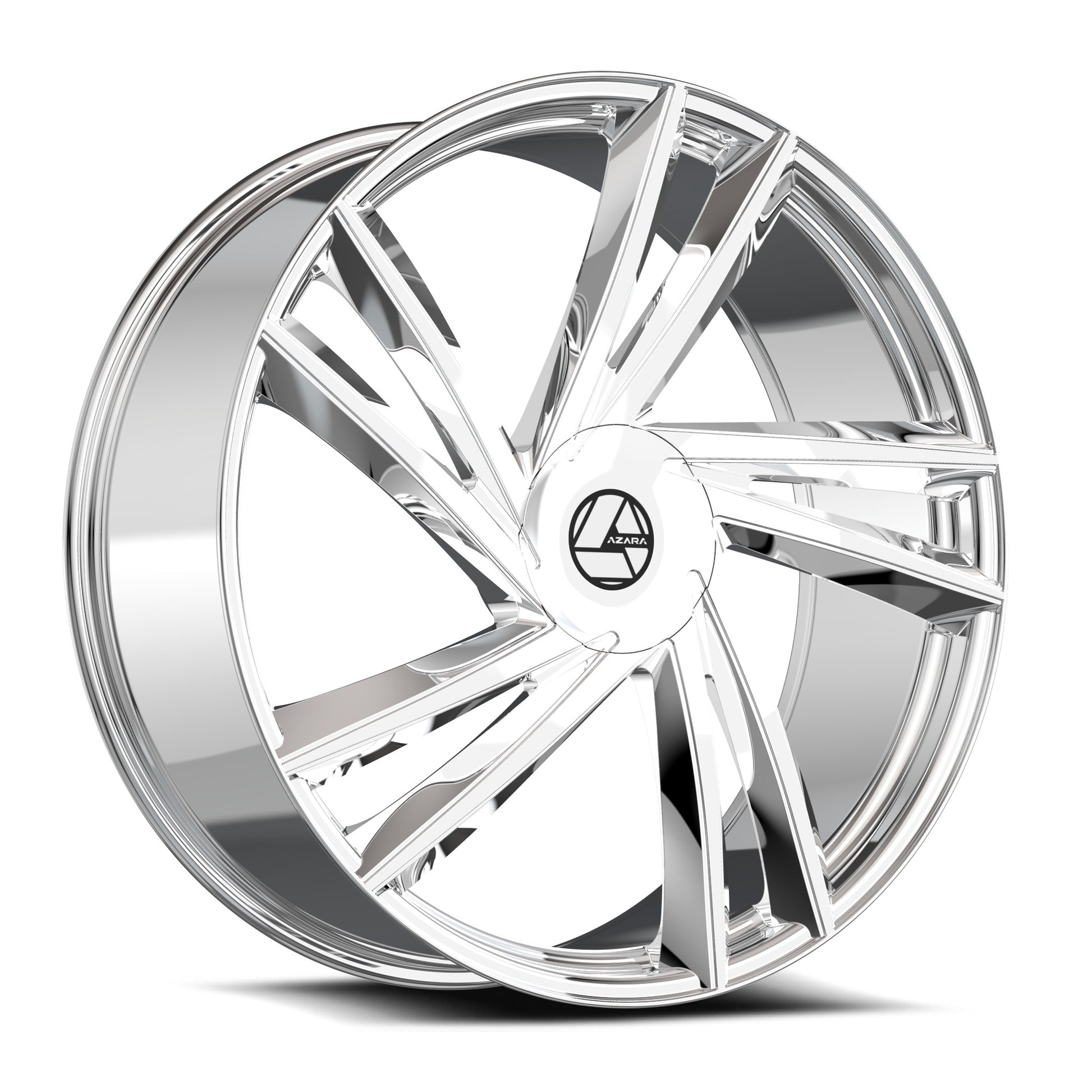 Azara AZA-529 20x8.5 5x108 5x114.3 +35 Cb 74.1 Nano Chrome