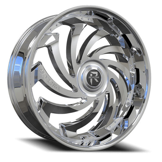 Revenge Luxury RL-108 28x9.5 +25 CHROME 6X135.6X139.7