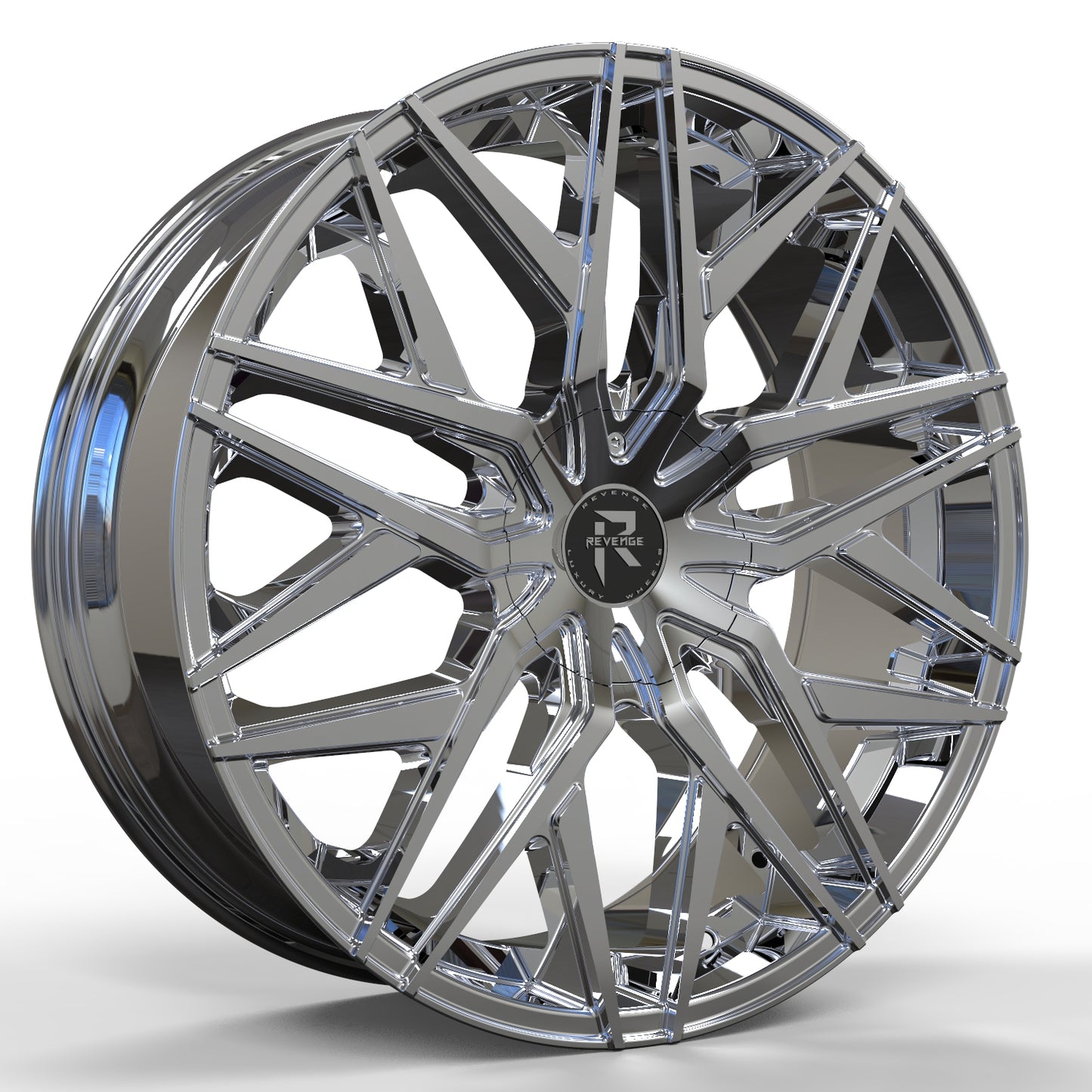 Revenge Wheels RL-104 Chrome 5x112,5x114.3 Size 22X8.5 35ET